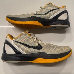 ​Nike Zoom Kobe 6 Protro White Del Sol Mens Size 10.5 Sneakers CW2190-100